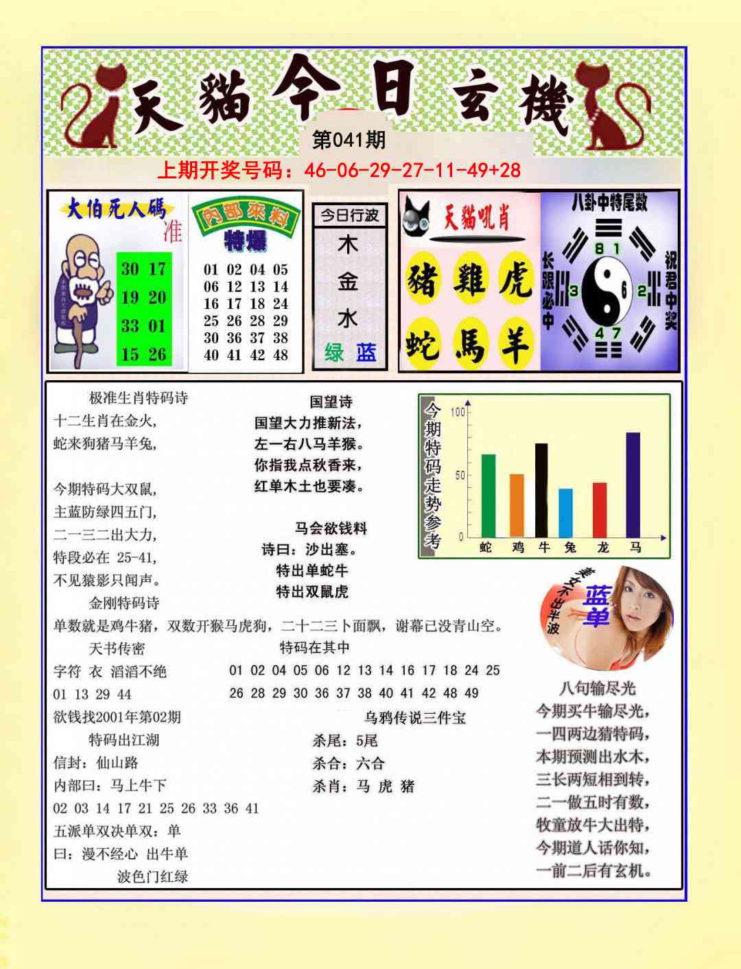 041期今日玄机图A[图]