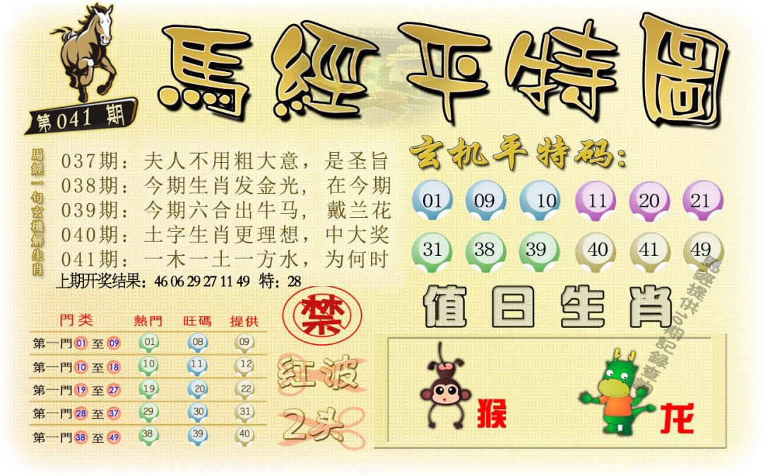 041期马经平特图[图]