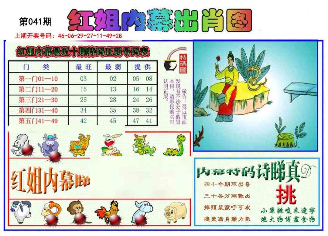 041期红姐内幕出肖[图]