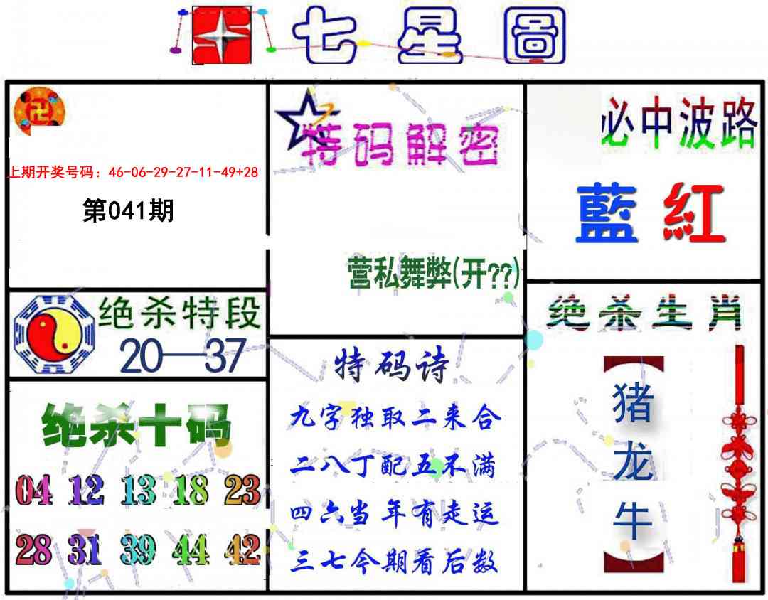 041期七星图B[图]