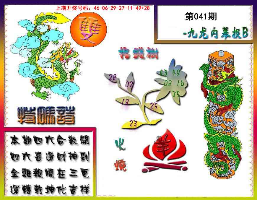 041期九龙内幕特肖图a[图]