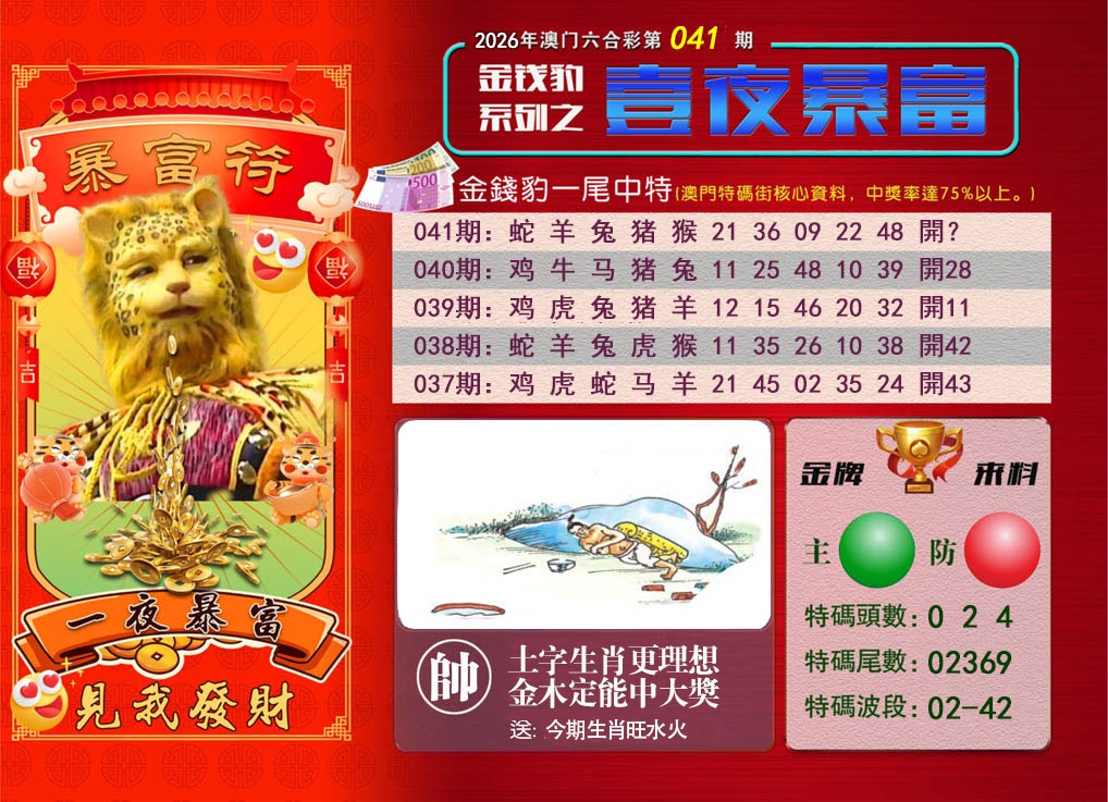 041期一夜暴富[图]