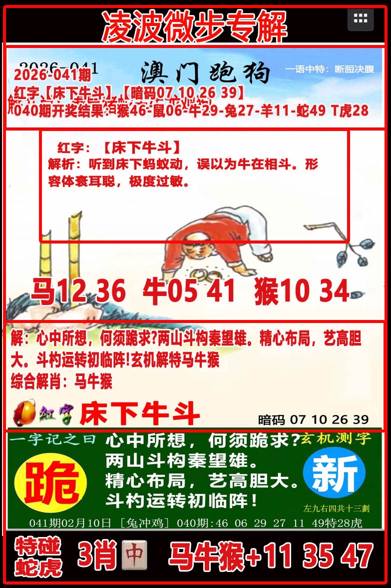 041期凌波微步[图]